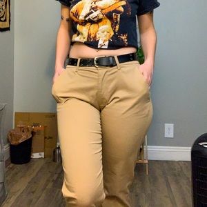 Straight leg skater khakis